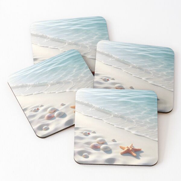 Item preview, Seashells on Tropical White Sand Beach designed and sold by Sybille-Yates.
