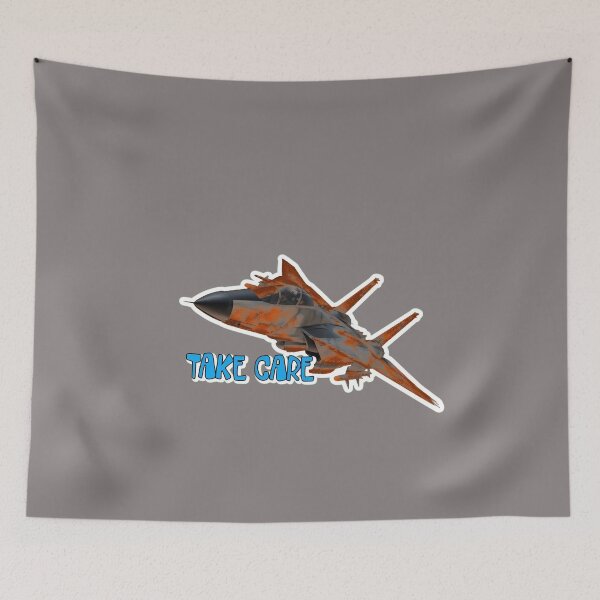 Item preview, Take Care Jet Fighter Distressed Aviation-27 designed and sold by LeonReddich.
