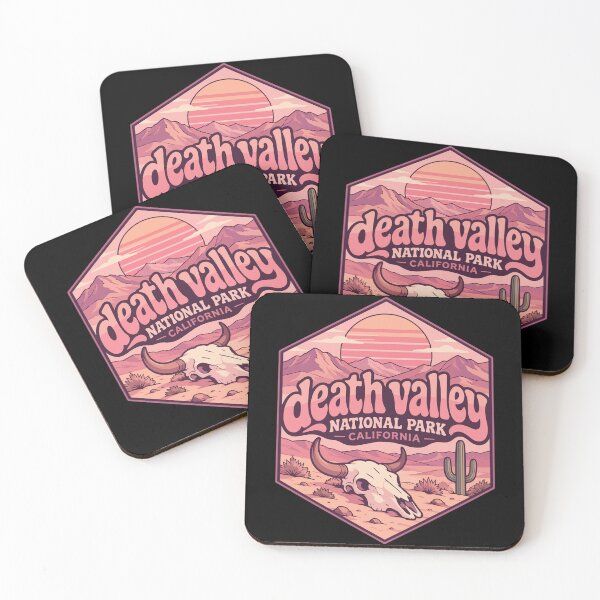 Item preview, Death Valley National Park California Retro Pastel Travel designed and sold by TomFrontierArt.