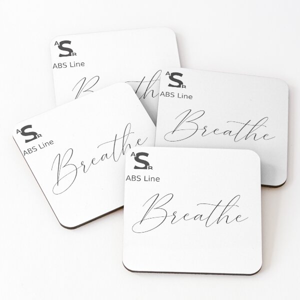 Item preview, Breathe Elegant Script Minimalist - ABS Line designed and sold by Ahmadhamroush.