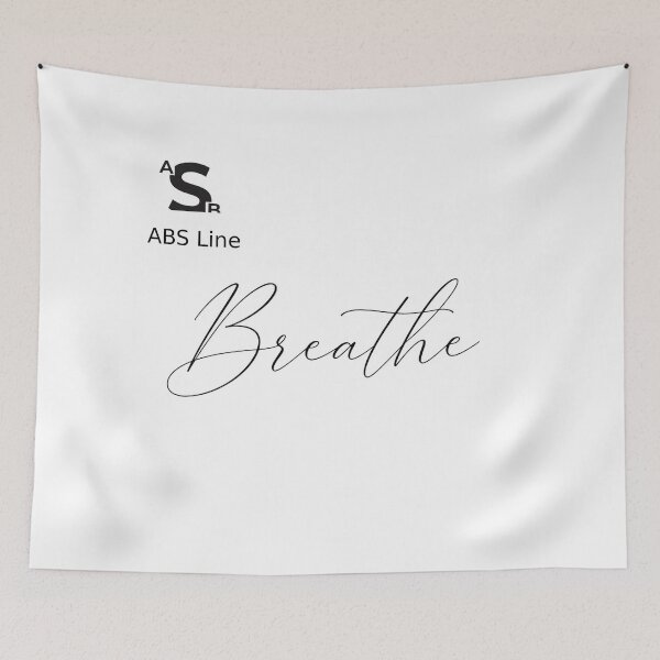 Item preview, Breathe Elegant Script Minimalist - ABS Line designed and sold by Ahmadhamroush.