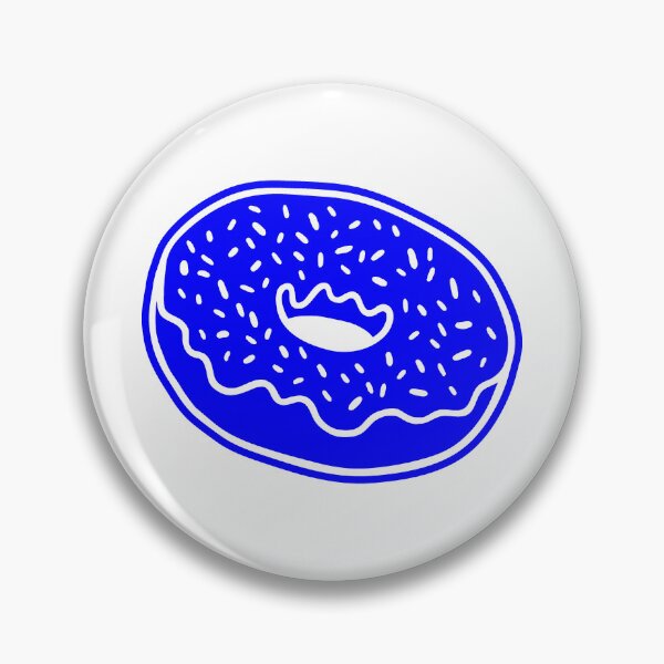 Item preview, Blue Retro Glazed Sprinkle Donut Design designed and sold by pattern-archive.