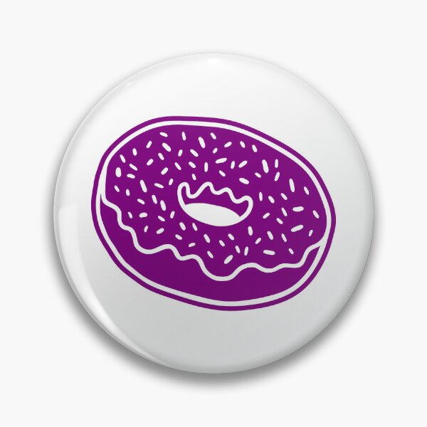 Item preview, Purple Retro Glazed Sprinkle Donut Design designed and sold by pattern-archive.