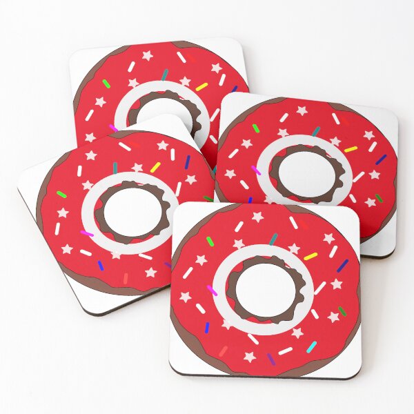 Item preview, Tunisia Flag Donut – Colorful Sprinkles Country Pride designed and sold by TheIconSmith.