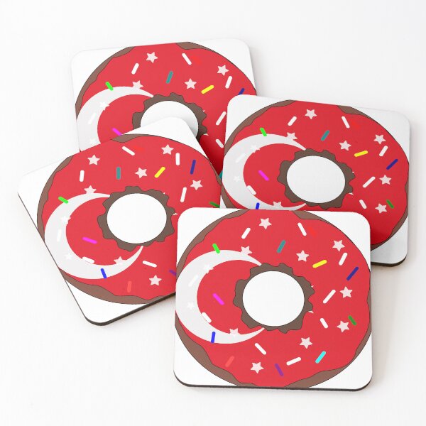Item preview, Turkey Flag Donut – Colorful Sprinkles Country Pride designed and sold by TheIconSmith.