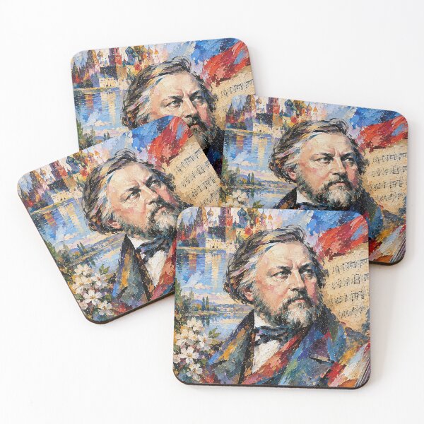 Item preview, Mikhail Glinka Portrait Painting – Father of Russian Classical Music designed and sold by GalleryKauffeld.