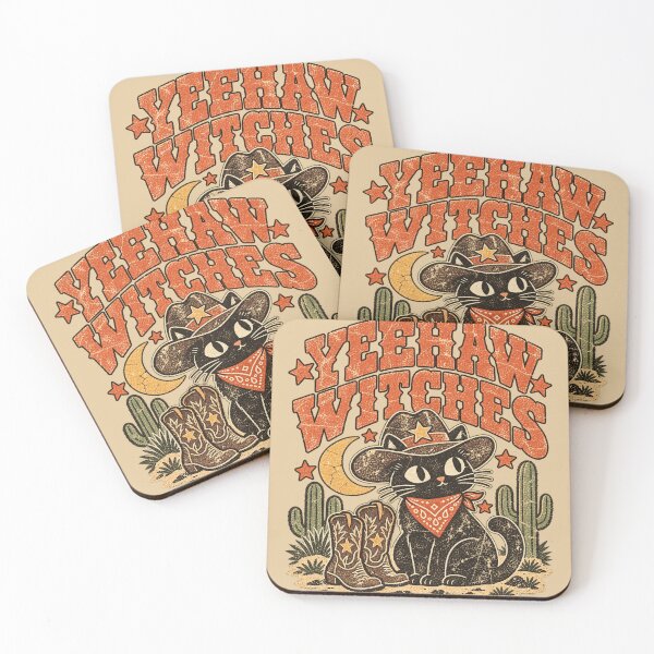 Item preview, Yeehaw Witches – Black Cat Cowboy Boots Halloween designed and sold by Blanczet.