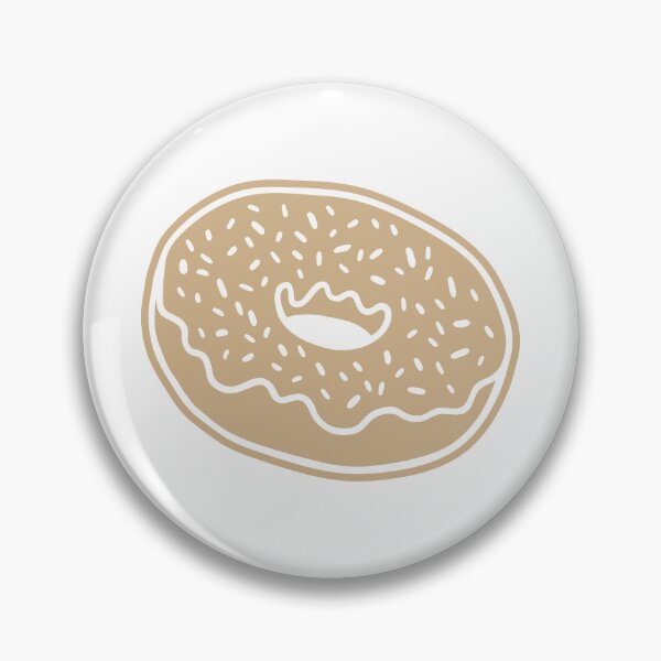 Item preview, Tan Retro Glazed Sprinkle Donut Design designed and sold by pattern-archive.