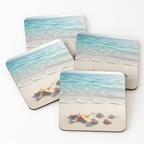 Item preview, Seashells on Tropical White Sand Beach designed and sold by Sybille-Yates.