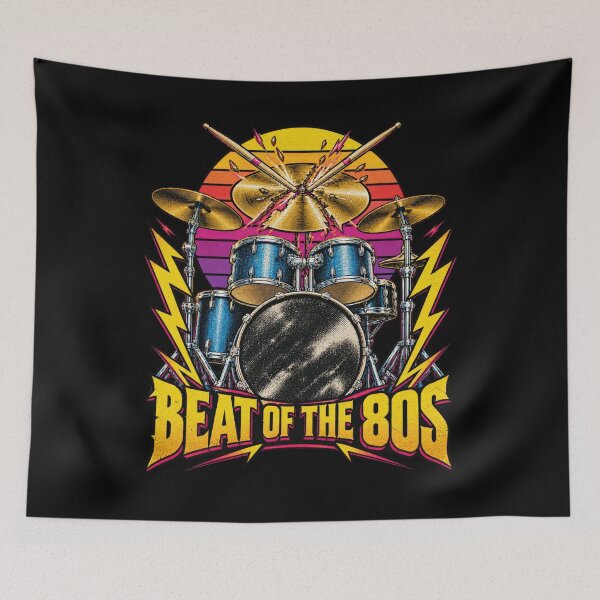 Item preview, Vintage Eighties Rock On Hand Sunset Quotes Humor Saying designed and sold by Aqouiatiqe.