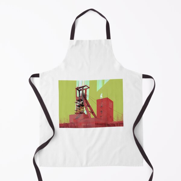 Item preview, Industrial Headframe Mining Colliery in the Ruhr Area Vintage Steel Structure Design designed and sold by rodrigoRAQ2411.