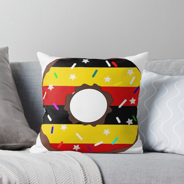 Item preview, Uganda Flag Donut – Colorful Sprinkles Country Pride designed and sold by TheIconSmith.