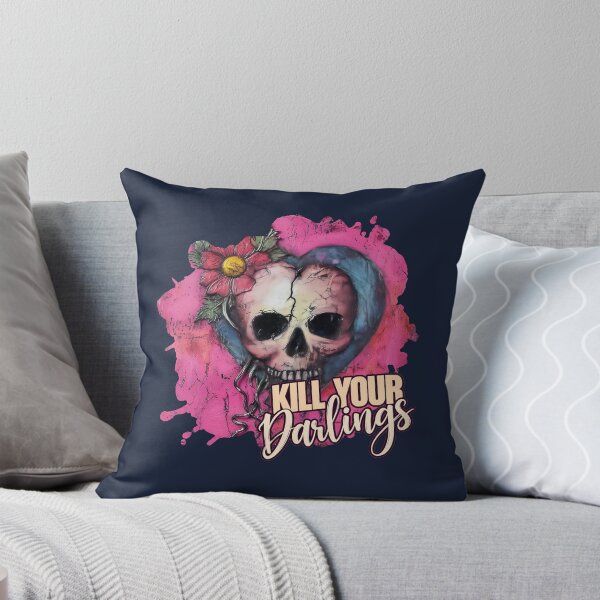 Item preview, Kill Your Darlings – Skull & Floral Design for Writers, Editors & Creatives designed and sold by jkleditor.