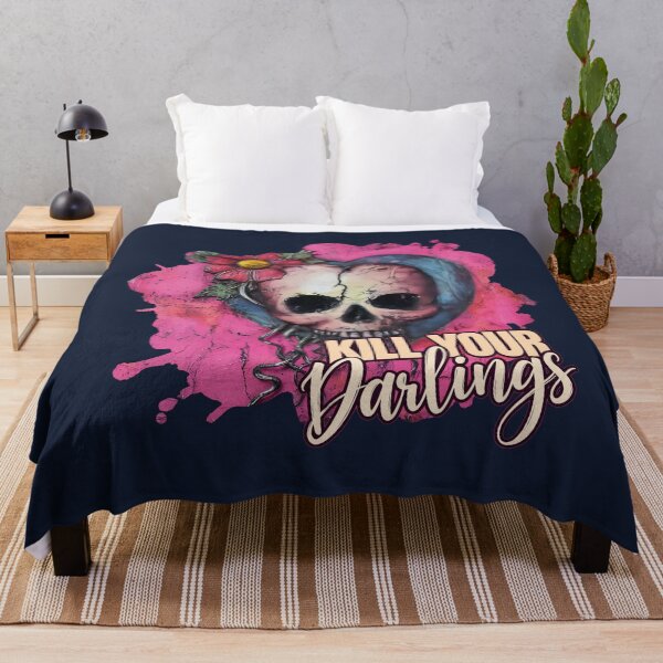 Item preview, Kill Your Darlings – Skull & Floral Design for Writers, Editors & Creatives designed and sold by jkleditor.