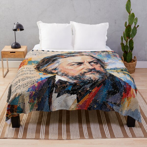 Item preview, Russian Composer Mikhail Glinka – Classical Music Portrait Painting designed and sold by GalleryKauffeld.