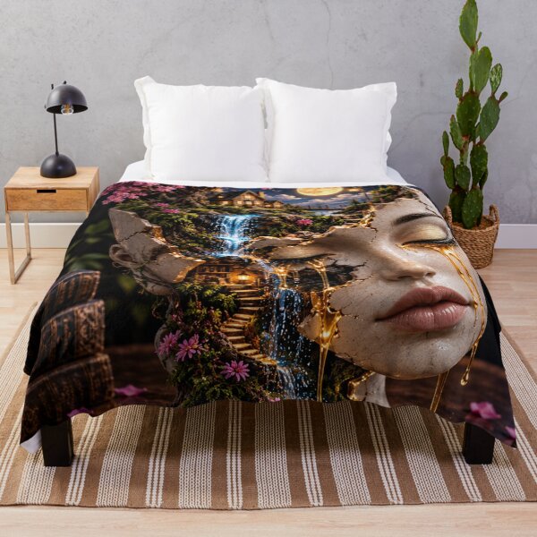 Item preview, Golden Tears – Enchanted Moonlit Dreamscape designed and sold by GoldenSparkleShop.