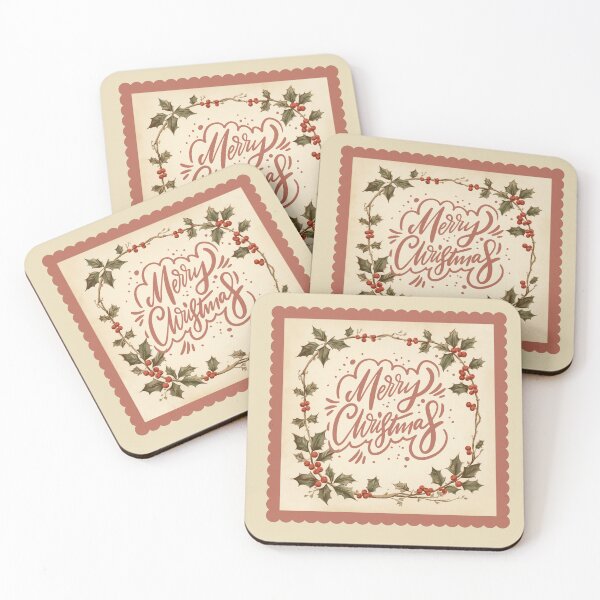 Item preview, Vintage Holly Berry Christmas Stamp Frame designed and sold by danaJG.