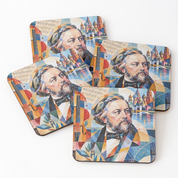 Item preview, Mikhail Glinka Classical Music Painting – Russian Musical Heritage designed and sold by GalleryKauffeld.