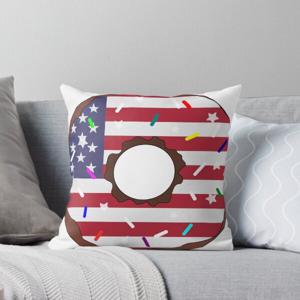 Item preview, The United States of America Flag Donut – Colorful Sprinkles Country Pride designed and sold by TheIconSmith.