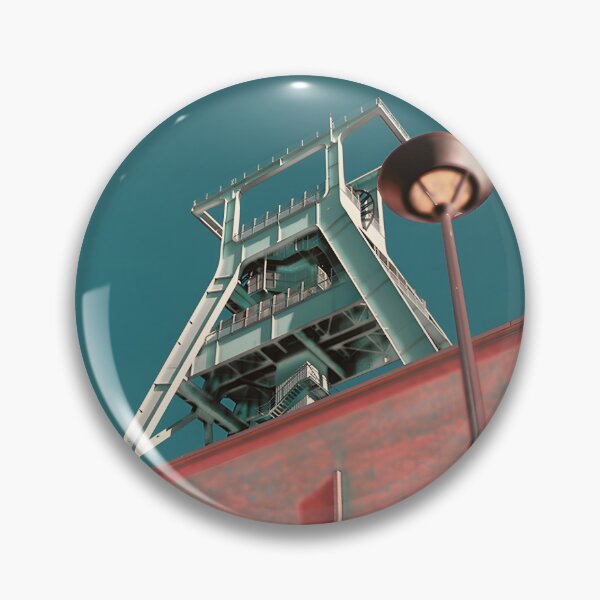 Item preview, Industrial Headframe Mining Structure in the Ruhr Area Colliery Landscape designed and sold by rodrigoRAQ2411.