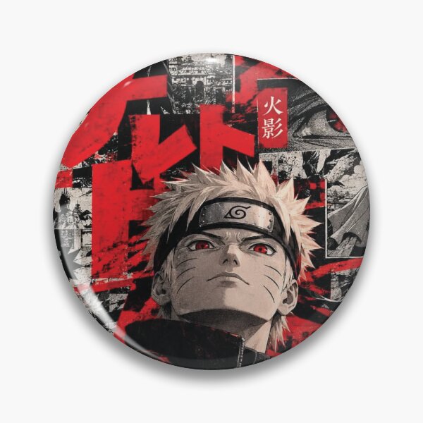 Item preview, Naruto Uzumaki Kurama – Red Distressed designed and sold by Xtention Co..