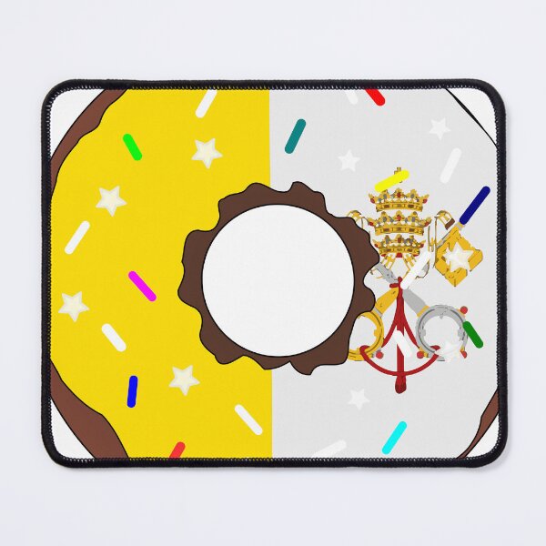 Item preview, Vatican City Flag Donut – Colorful Sprinkles Country Pride designed and sold by TheIconSmith.