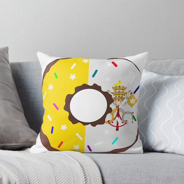 Item preview, Vatican City Flag Donut – Colorful Sprinkles Country Pride designed and sold by TheIconSmith.