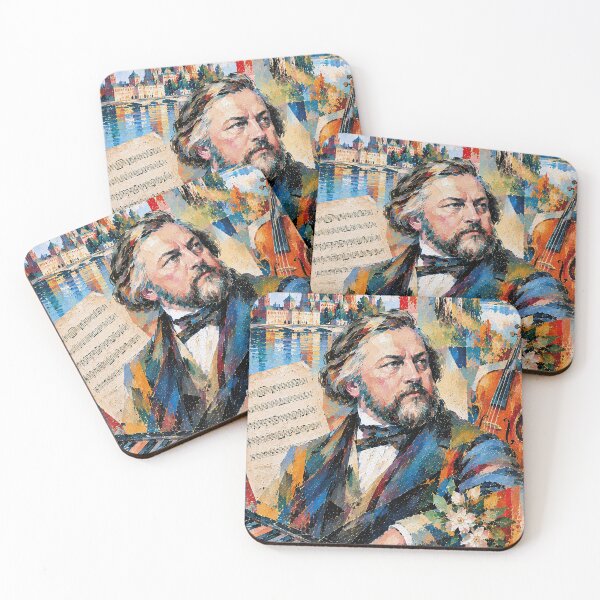 Item preview, Mikhail Glinka Art Painting – Romantic Era Composer Portrait designed and sold by GalleryKauffeld.