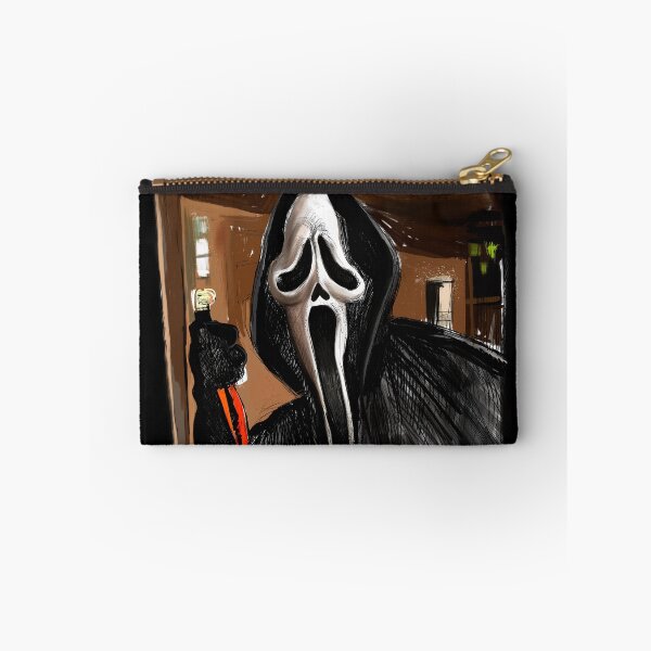 Item preview, Ring! Ring! Scream Spooky Horror Illustration by Nelson Santos designed and sold by Caricaturas.