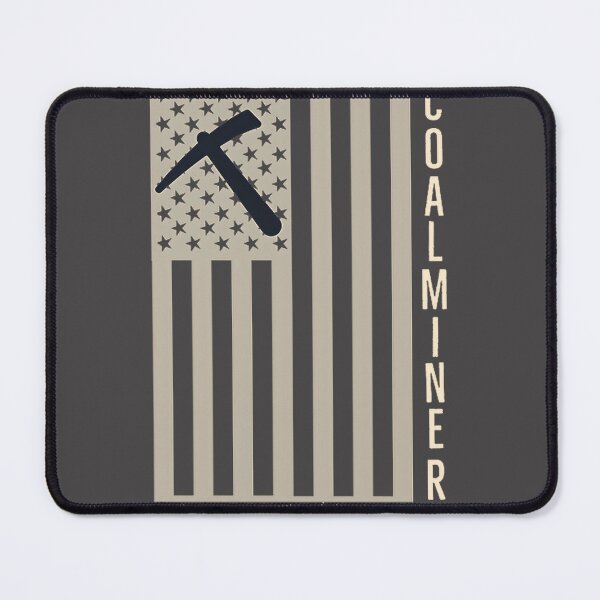 Item preview, American Coal Miner Patriotic Design for Coal Mining Enthusiasts and Supporters designed and sold by rodrigoRAQ2411.