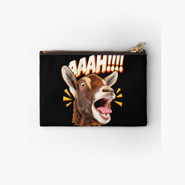 Item preview, Screaming Goat AAAH Funny Farm Animal Humor Design designed and sold by stmpdwrld.