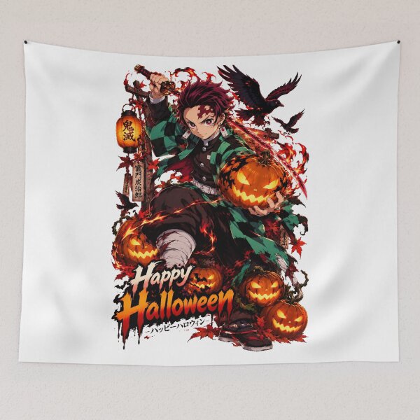Item preview, Demon Slayer Halloween design  designed and sold by Omahsales.