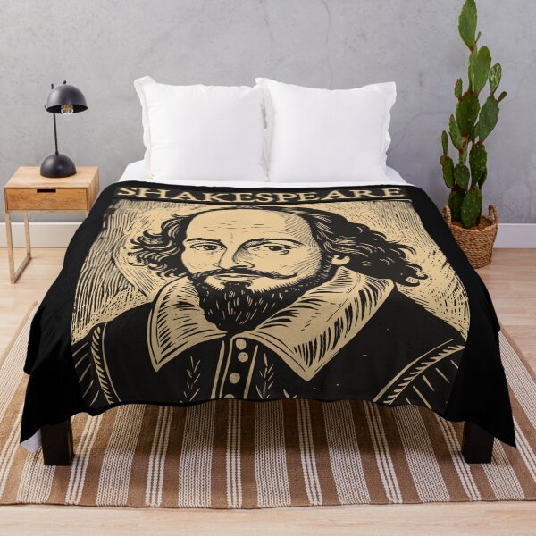 Item preview, William Shakespeare Vintage Woodcut Portrait Poster designed and sold by ValentinaHramov.