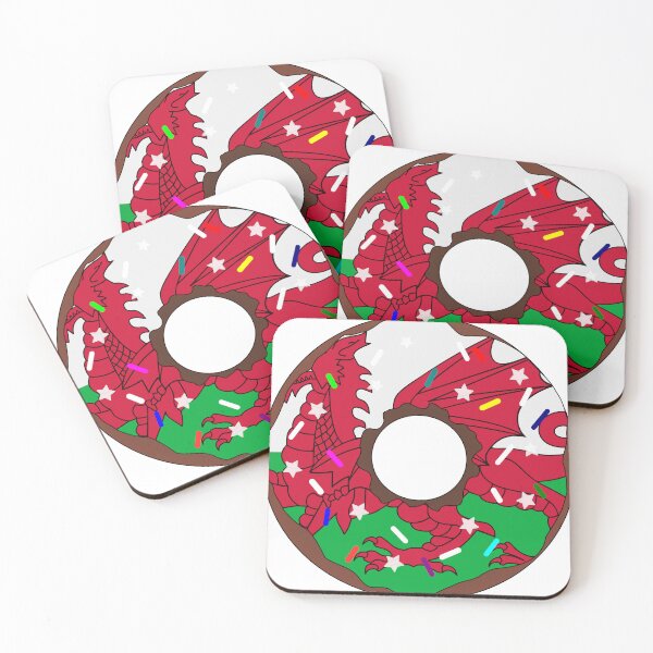 Item preview, Wales Flag Donut – Colorful Sprinkles Country Pride designed and sold by TheIconSmith.