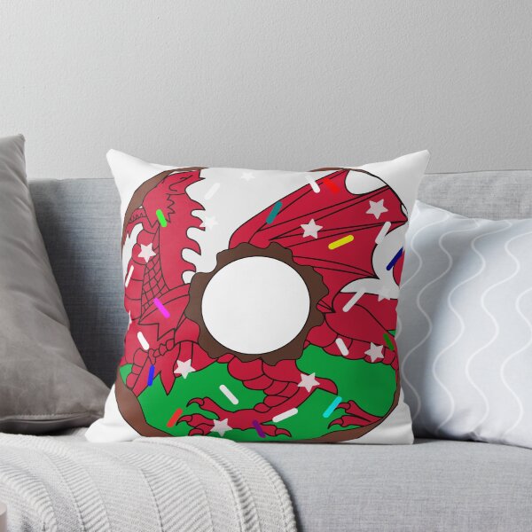 Item preview, Wales Flag Donut – Colorful Sprinkles Country Pride designed and sold by TheIconSmith.