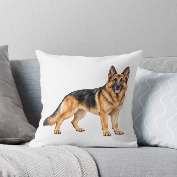 Item preview, German Shepherd Watercolour Artwork designed and sold by popsloganmerch.