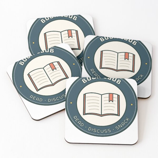 Item preview, Book Club Read Discuss Snack Badge designed and sold by Saqui901.