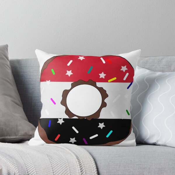 Item preview, Yemen Flag Donut – Colorful Sprinkles Country Pride designed and sold by TheIconSmith.