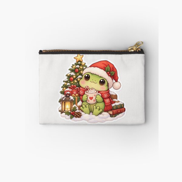 Item preview, Cute Christmas Frog with Hot Cocoa designed and sold by manexus.
