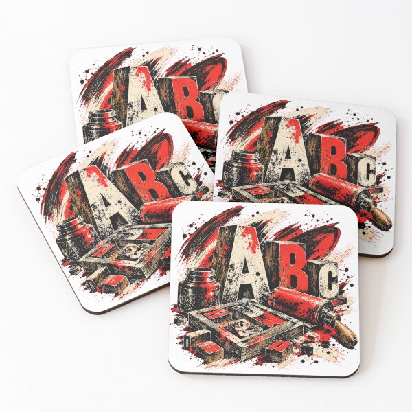 Item preview, Vintage Letterpress Typography Studio designed and sold by ForeverPrintsOK.