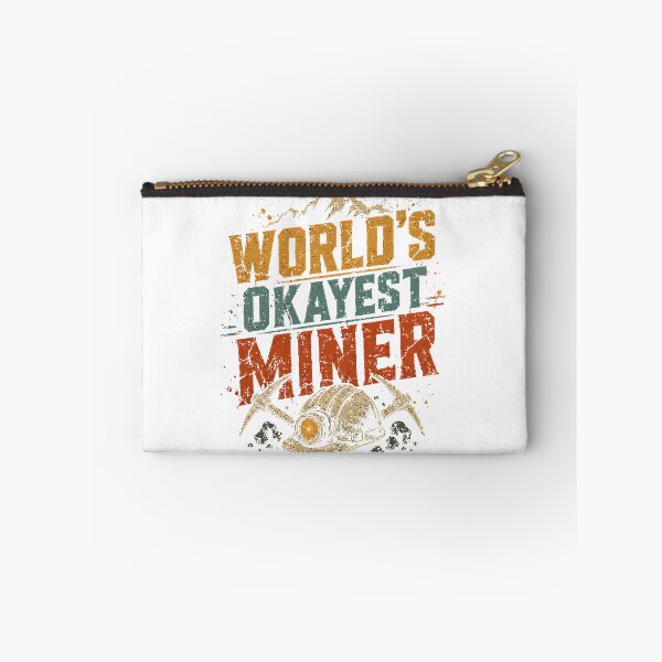 Item preview, World's Okayest Miner Funny Mining Profession Gift Design designed and sold by rodrigoRAQ2411.
