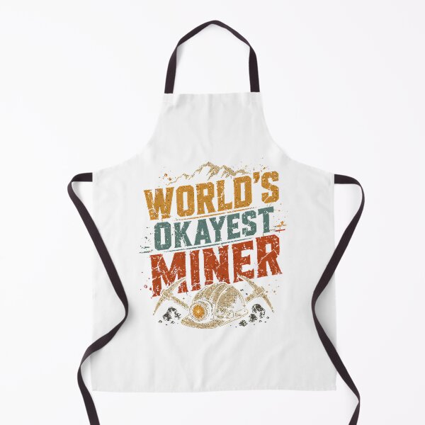 Item preview, World's Okayest Miner Funny Mining Profession Gift Design designed and sold by rodrigoRAQ2411.