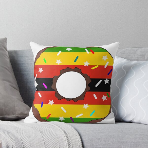 Item preview, Zimbabwe Flag Donut – Colorful Sprinkles Country Pride designed and sold by TheIconSmith.