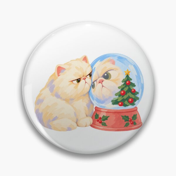 Item preview, Persian Cat and the Unflattering Snow Globe designed and sold by LuxChu.