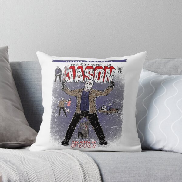 Item preview, Jason Lives Unstoppable Jason Retro Poster Design designed and sold by NikoKoch.