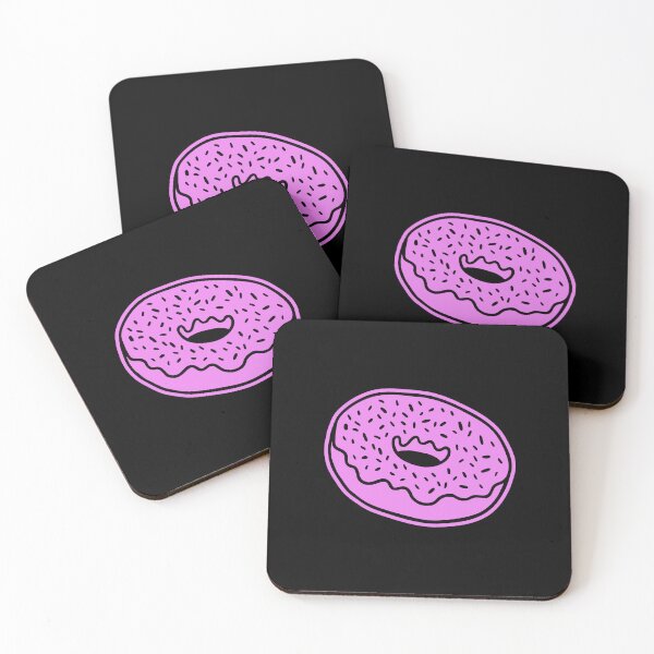 Item preview, Violet Retro Glazed Sprinkle Donut Design designed and sold by pattern-archive.
