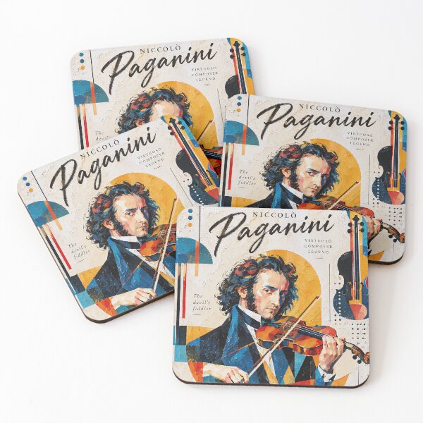 Item preview, Niccolo Paganini Painting – Legendary Italian Violinist designed and sold by GalleryKauffeld.