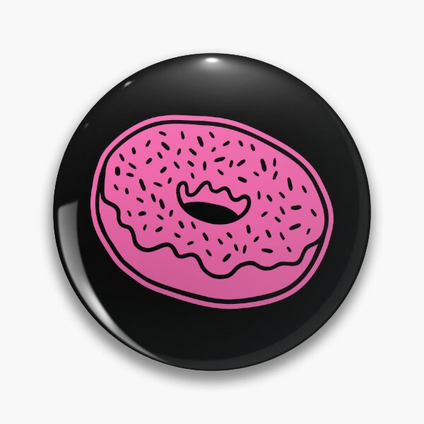 Item preview, Pink Retro Glazed Sprinkle Donut Design designed and sold by pattern-archive.