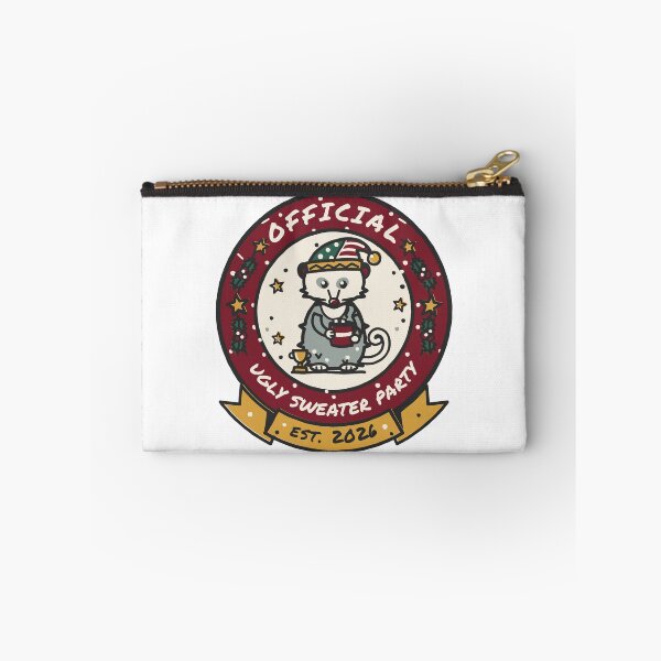 Item preview, Ugly Christmas Sweater Party - Official Possum Badge designed and sold by sdcreations210.