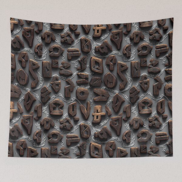 Item preview, Ancient Egyptian Mythology Anubis Ankh Pattern DESIGN 005 designed and sold by The Design Asset Station.
